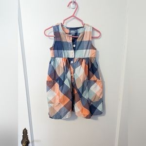 ✨3/$15 2T Child Of Mine Plaid Spring Dress